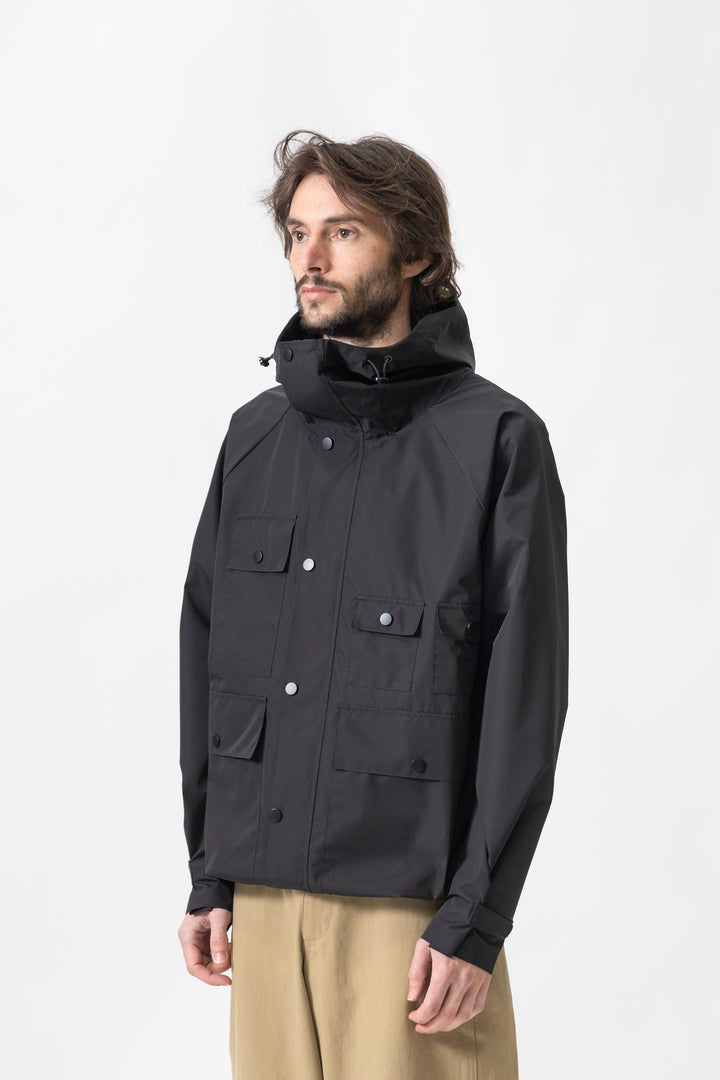 Blacksmith - Multi Pocket Shell Jacket - Black