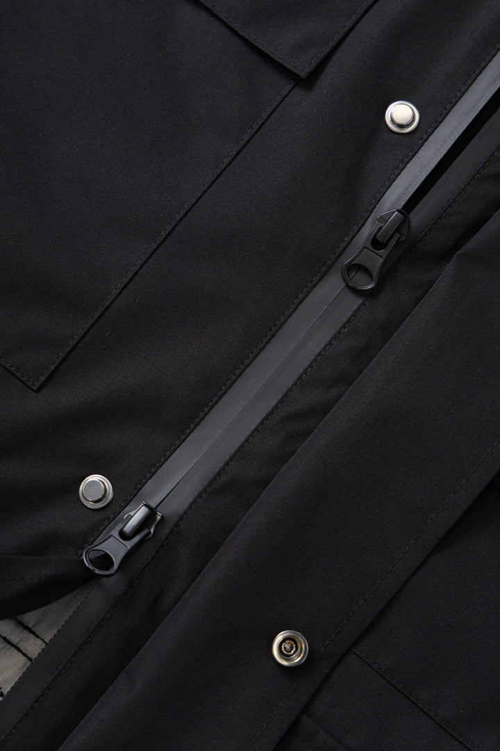 Blacksmith - Multi Pocket Shell Jacket - Black