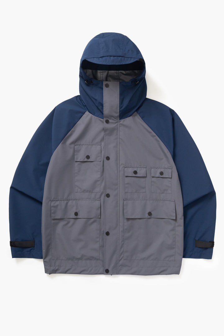 Blacksmith - Multi Pocket Shell Jacket - Navy/Grey
