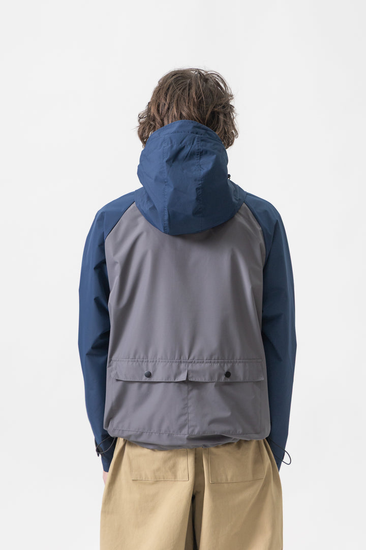 Blacksmith - Multi Pocket Shell Jacket - Navy/Grey