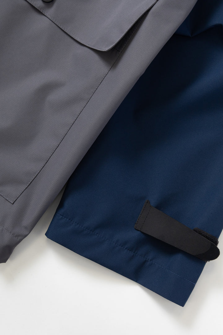 Blacksmith - Multi Pocket Shell Jacket - Navy/Grey