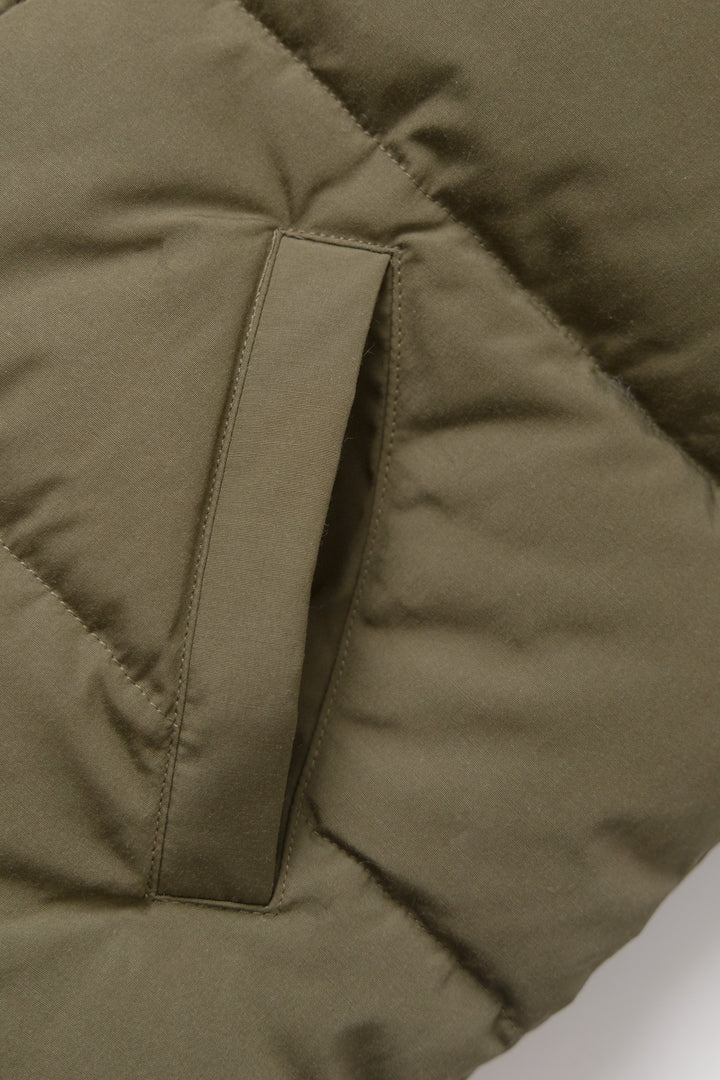 Non Stock MFG - Quilted Padded Vest - Olive