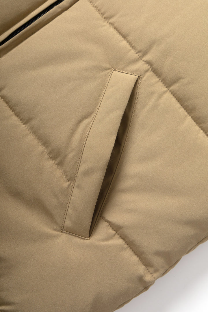 Non Stock MFG - Quilted Padded Vest - Khaki