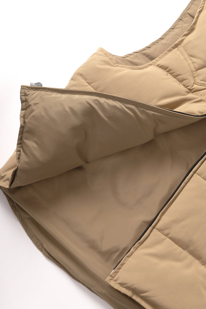 Non Stock MFG - Quilted Padded Vest - Khaki