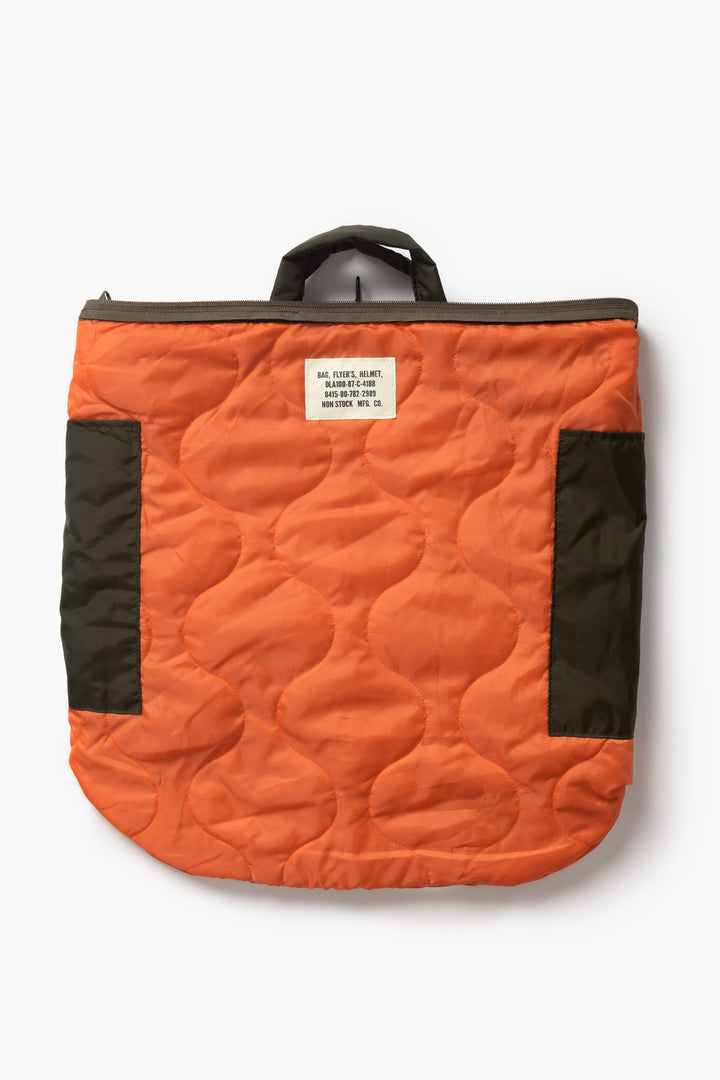 Non Stock MFG - Quilted Nylon Helmet Bag - Olive