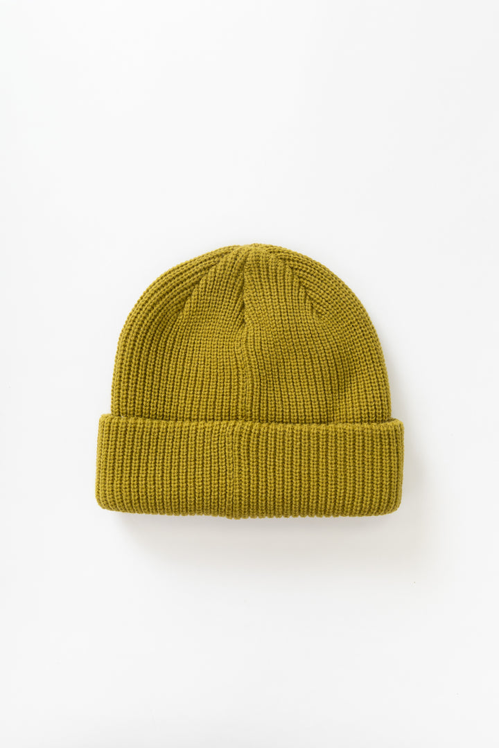 Nanga - Box Logo Bulky Beanie - Mustard