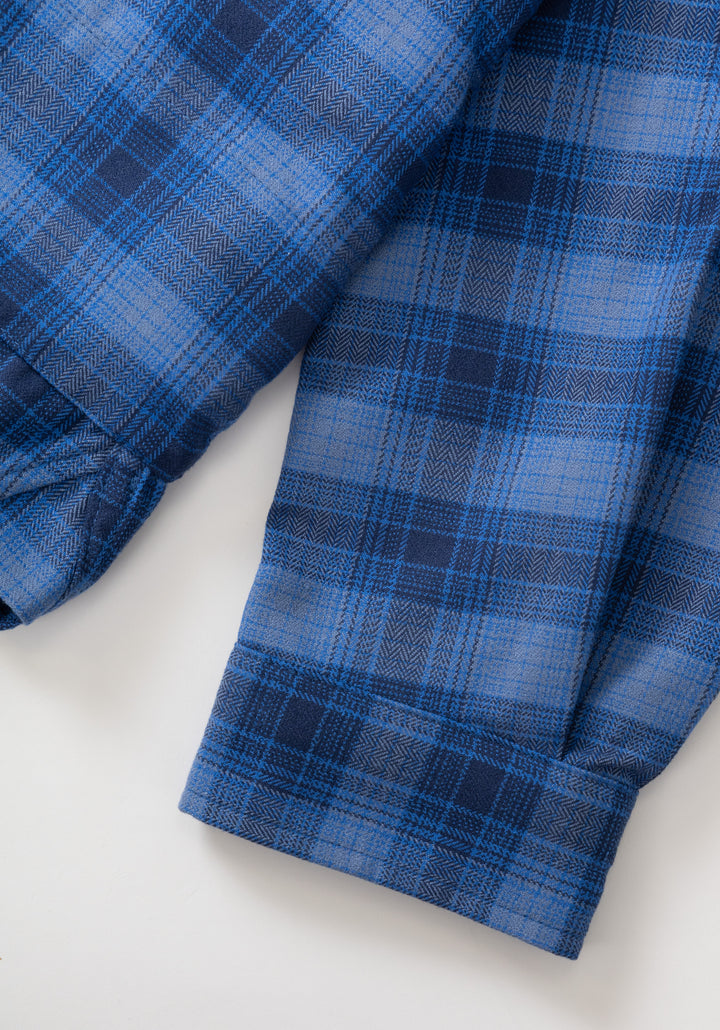 Nanga - Grid Tartan Camp Shirt - Blue