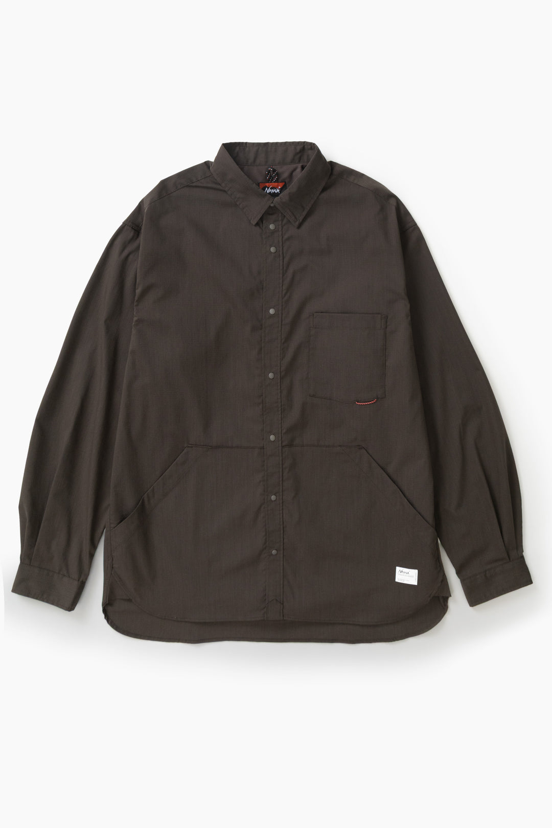 Nanga - Hinoc Ripstop UT Shirt - Dark Brown