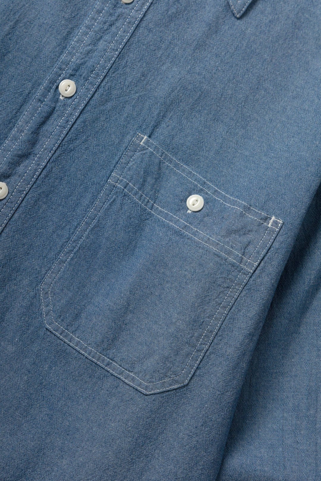 Non Stock MFG - Chambray Shirt - Light Wash