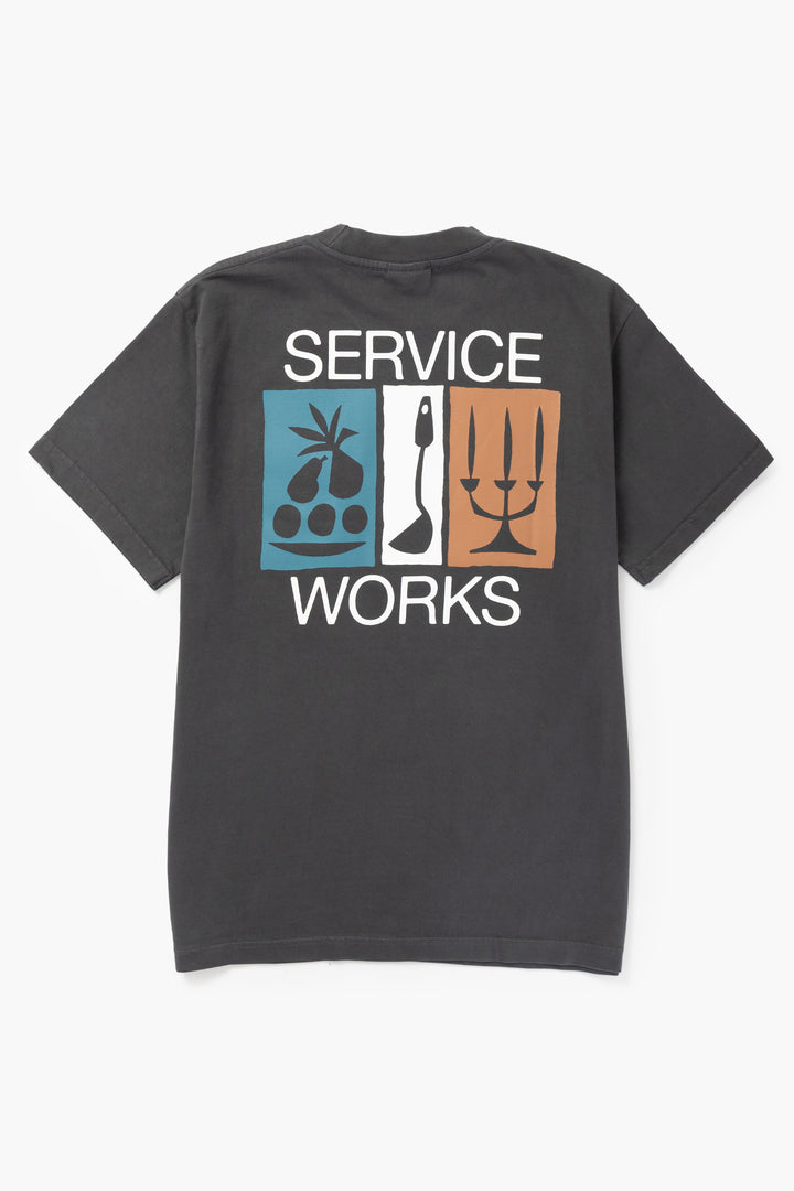 Service Works - Nourish Tee - Charcoal
