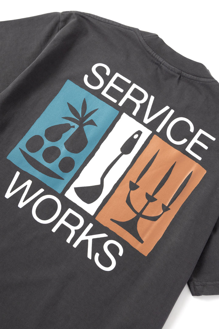 Service Works - Nourish Tee - Charcoal