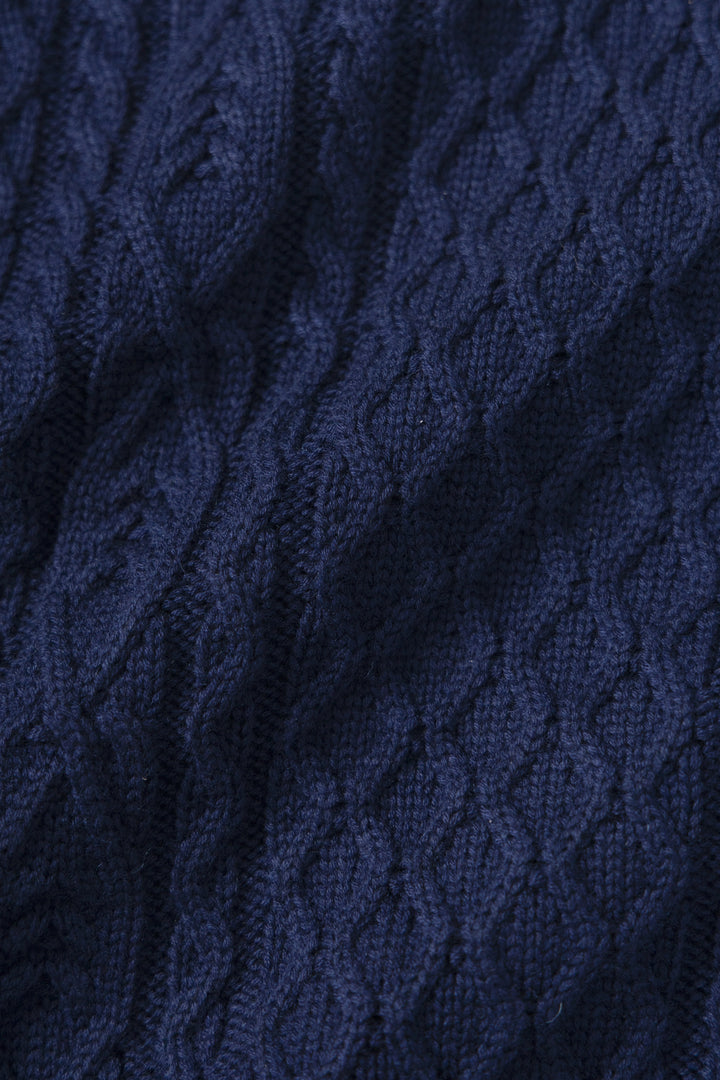 Okonkwo MFG - Cable Knit Sweater - Navy