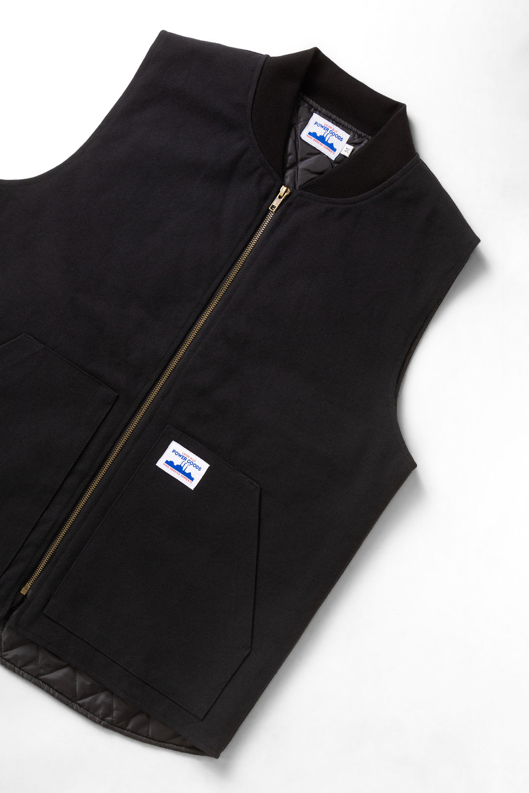 Power Goods - Canvas Work Vest - Black