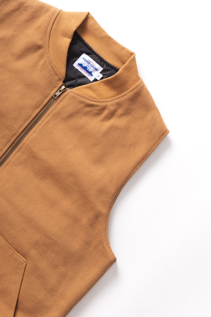Power Goods - Canvas Work Vest - Brown
