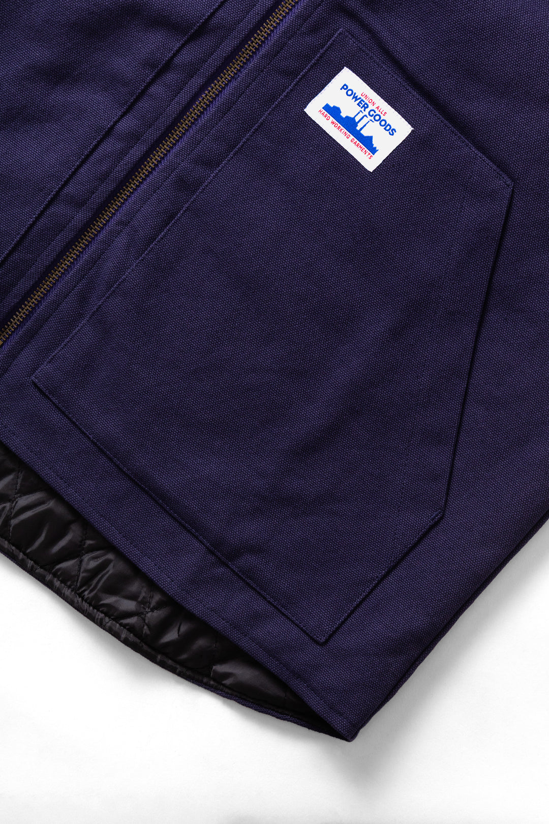 Power Goods - Canvas Work Vest - Navy Blue