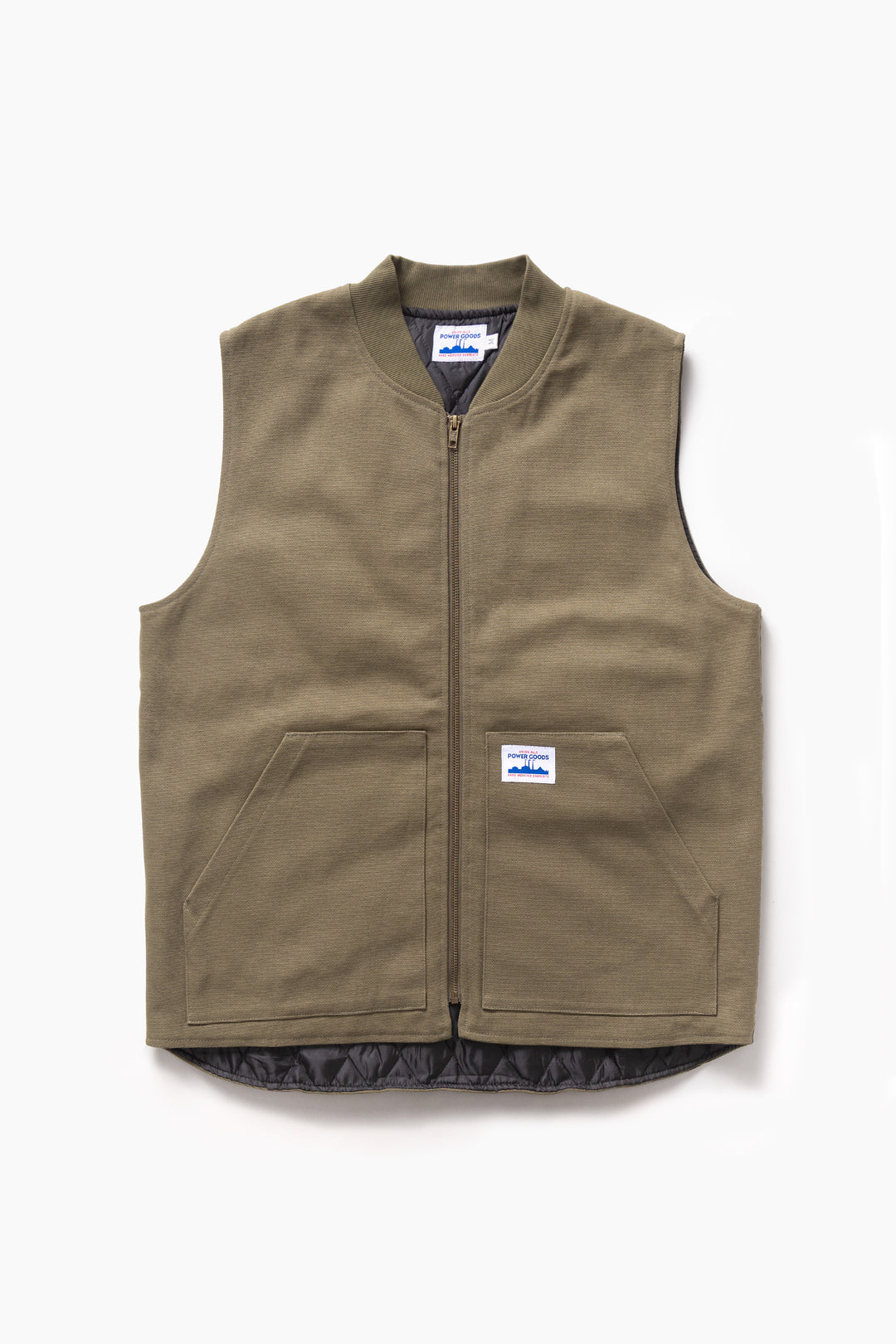 Power Goods - Canvas Work Vest - Olive