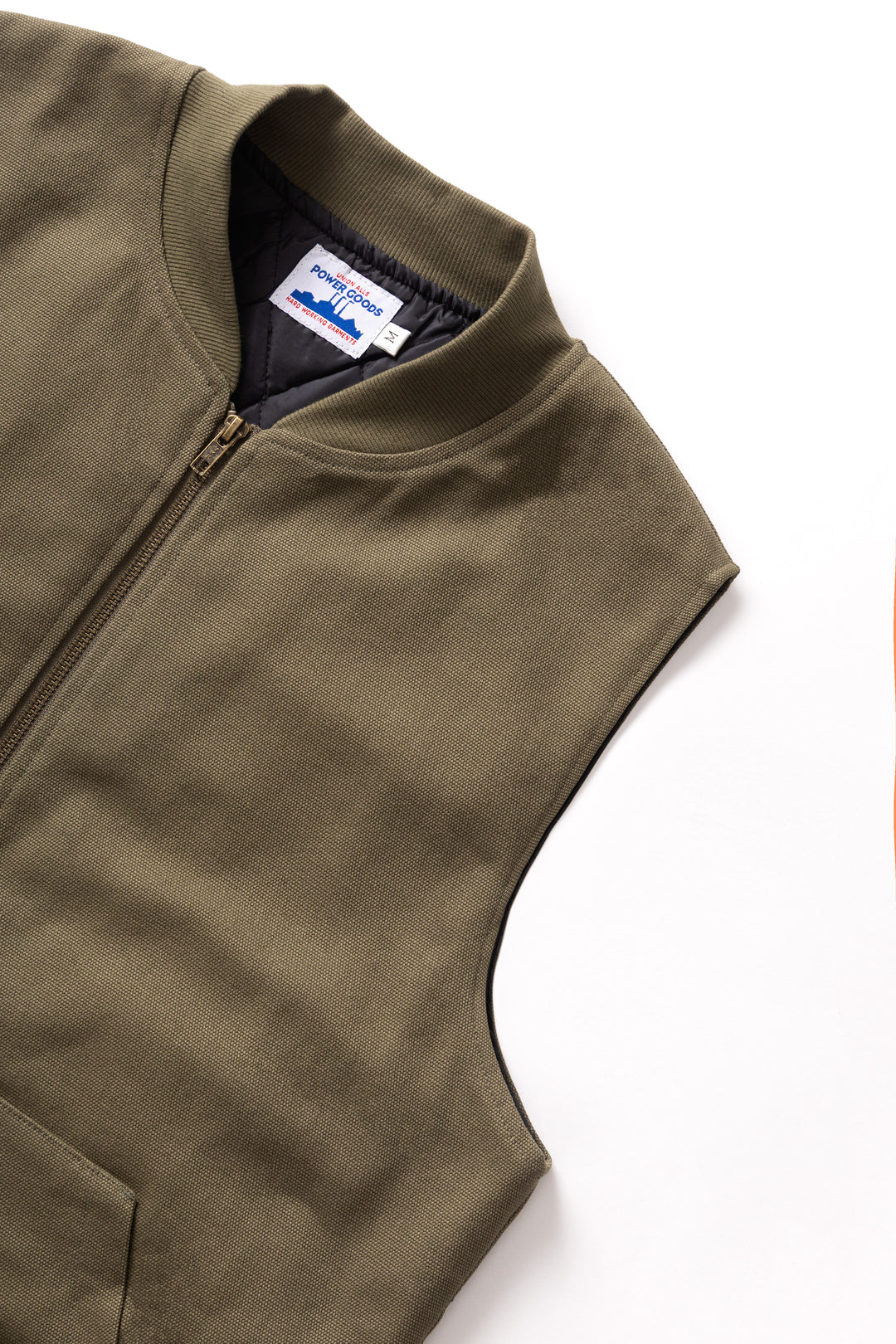 Power Goods - Canvas Work Vest - Olive