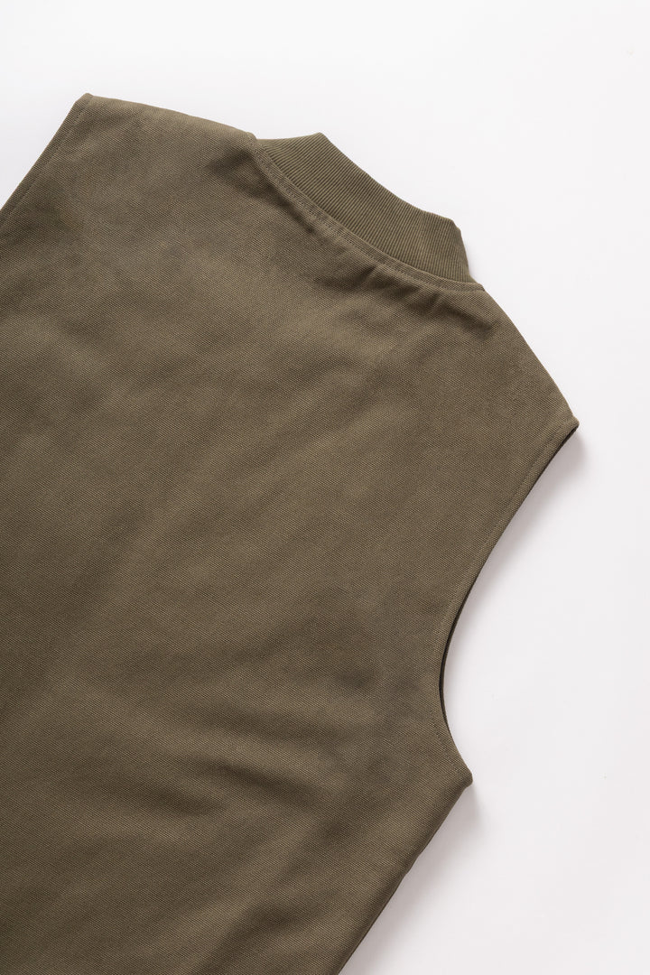 Power Goods - Canvas Work Vest - Olive