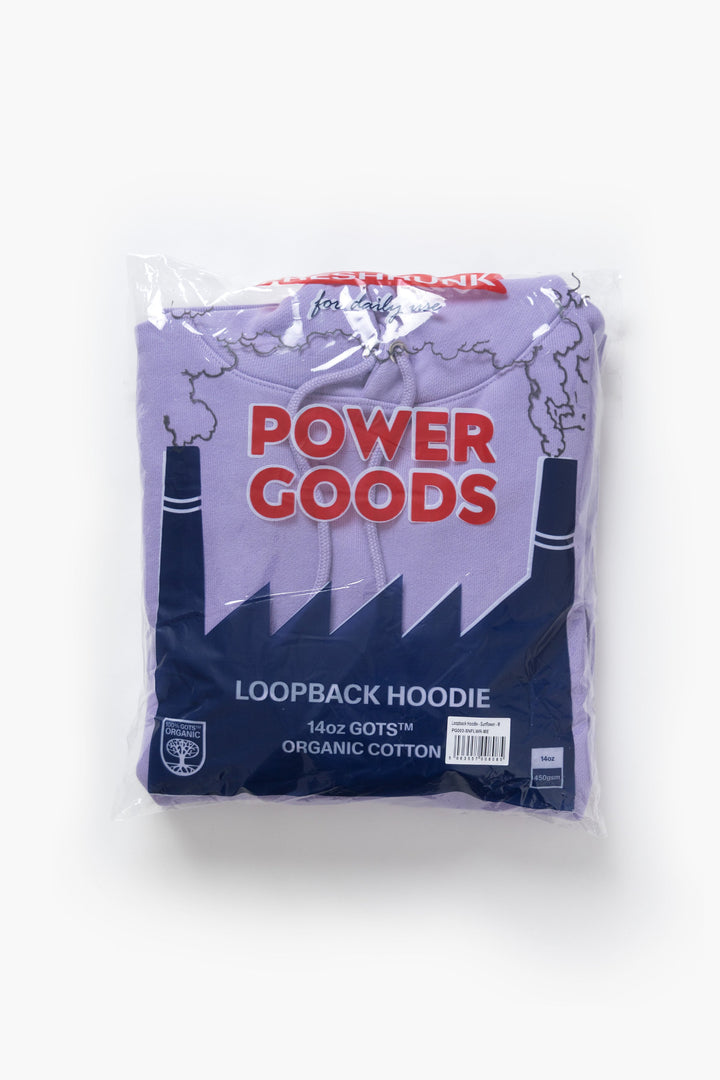 Power Goods - Loopback Hoodie - Dusty Violet
