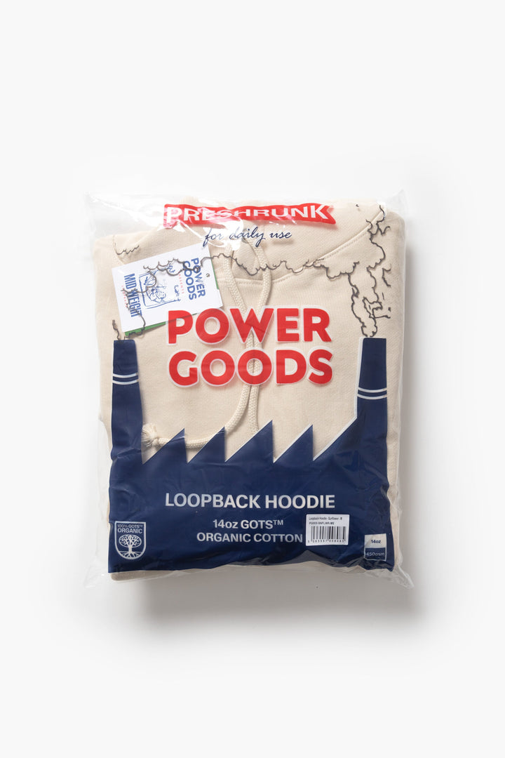 Power Goods - Loopback Hoodie - Putty