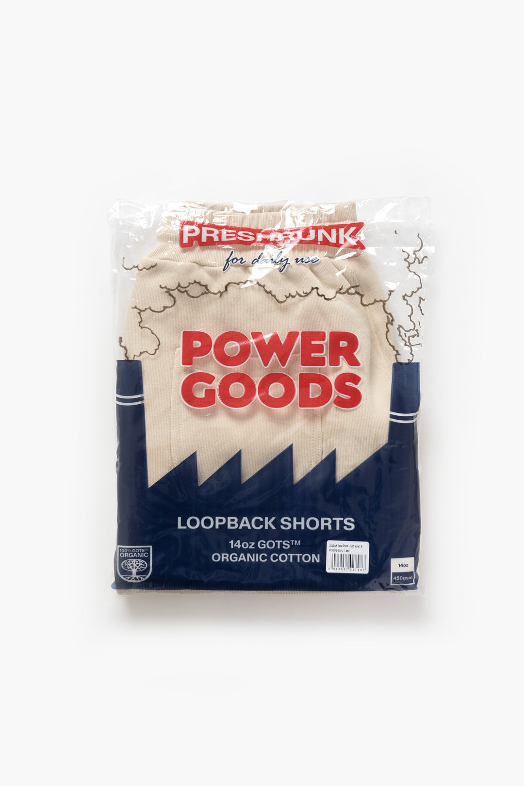 Power Goods - Loopback Sweat Shorts - Putty