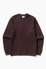 Power Goods - Thermal Waffle Long Sleeve Tee - Coffee
