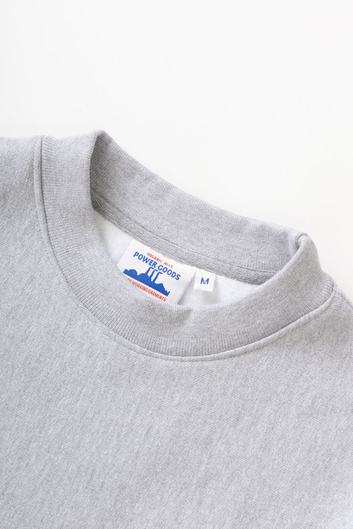 Power Goods - Super Weight Crewneck - Heather Grey