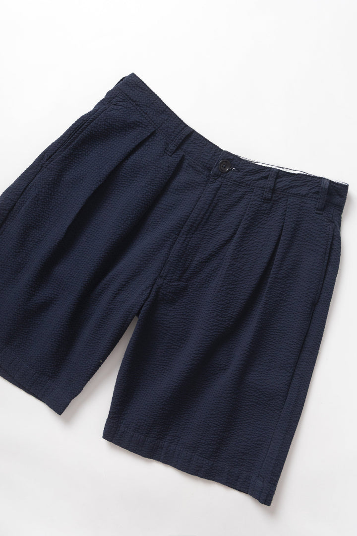 Service Works - Seersucker Part Timer Shorts - Dark Navy