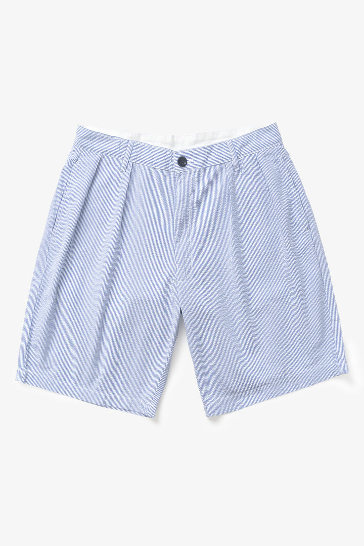 Service Works - Seersucker Part Timer Shorts - Navy Stripe