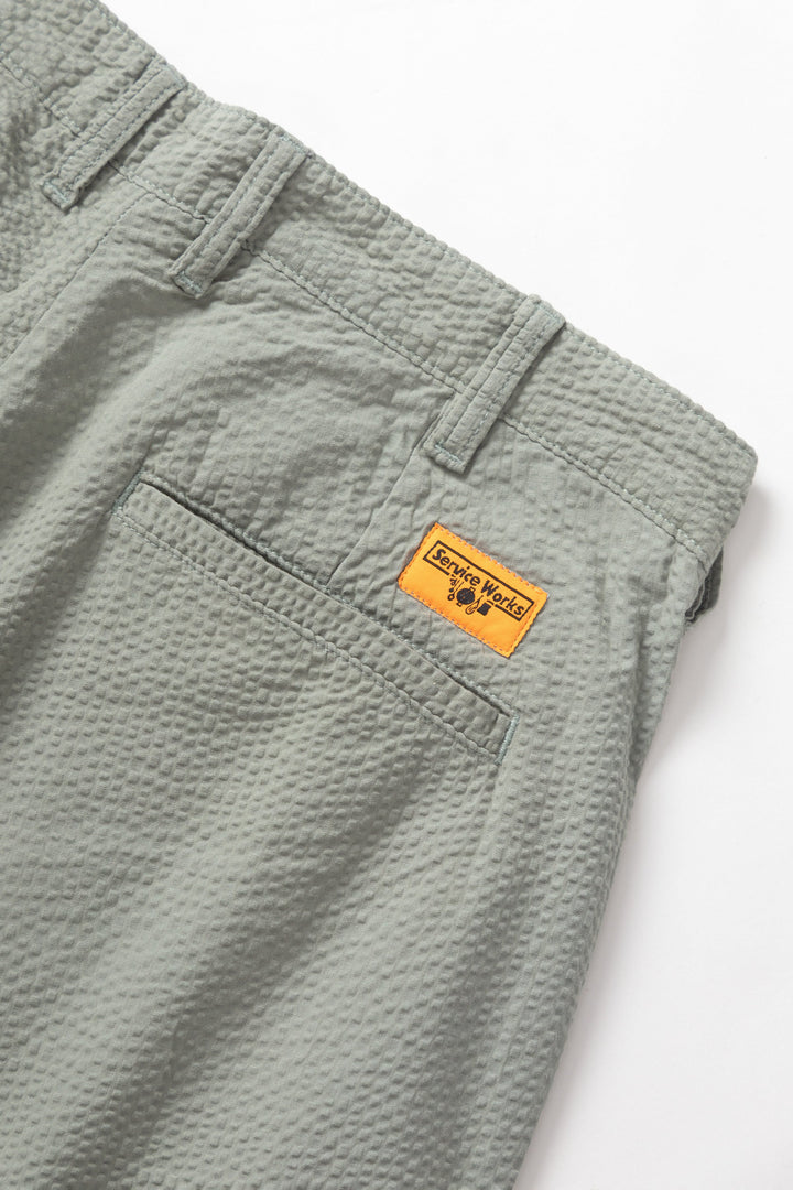 Service Works - Seersucker Part Timer Shorts - Sage