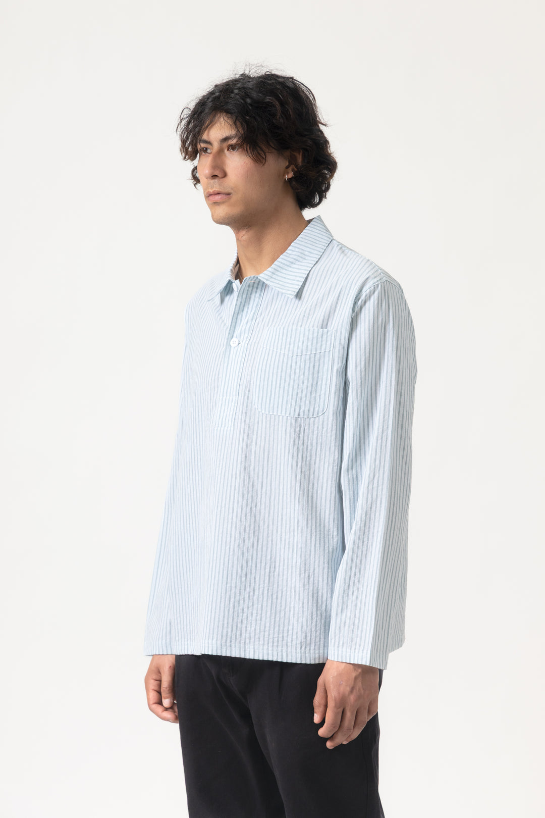 Blacksmith - Striped Two Button Popover - Green