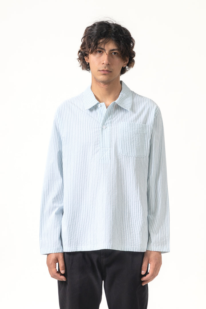 Blacksmith - Striped Two Button Popover - Green