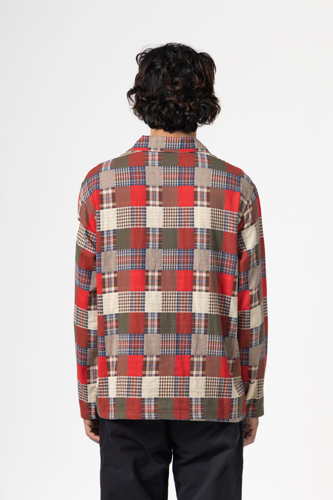Blacksmith - Striped Two Button Popover - Plaid