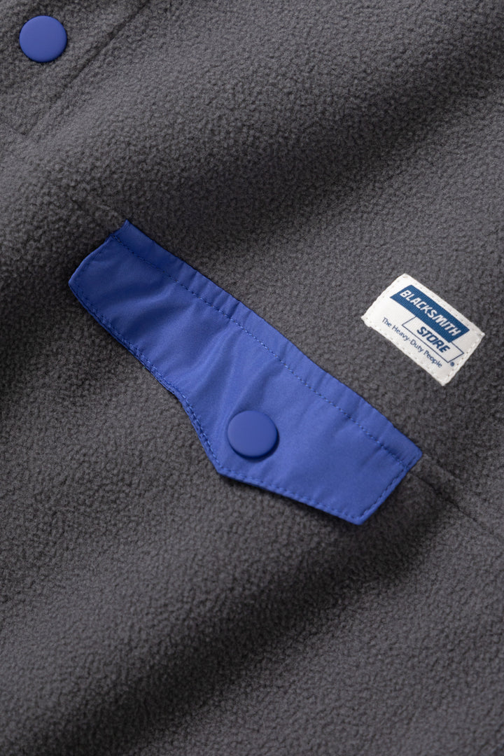 Blacksmith - Popover Polar Fleece - Grey