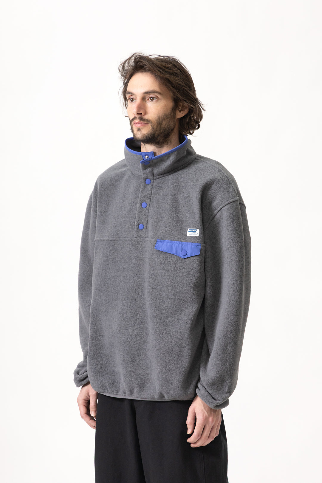 Blacksmith - Popover Polar Fleece - Grey
