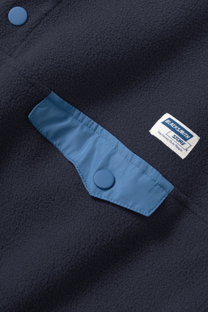 Blacksmith - Popover Polar Fleece - Navy