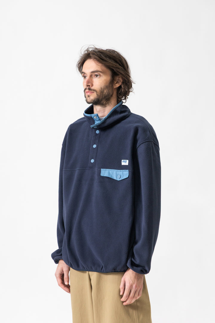 Blacksmith - Popover Polar Fleece - Navy