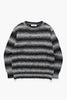 Blacksmith - Static Stripe Sweater - Black