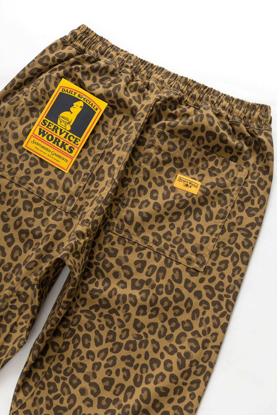 Patterned Chef Pants - Leopard