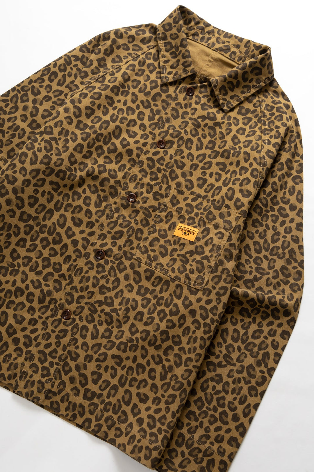 Patterned Front Of House Jacket - Leopard