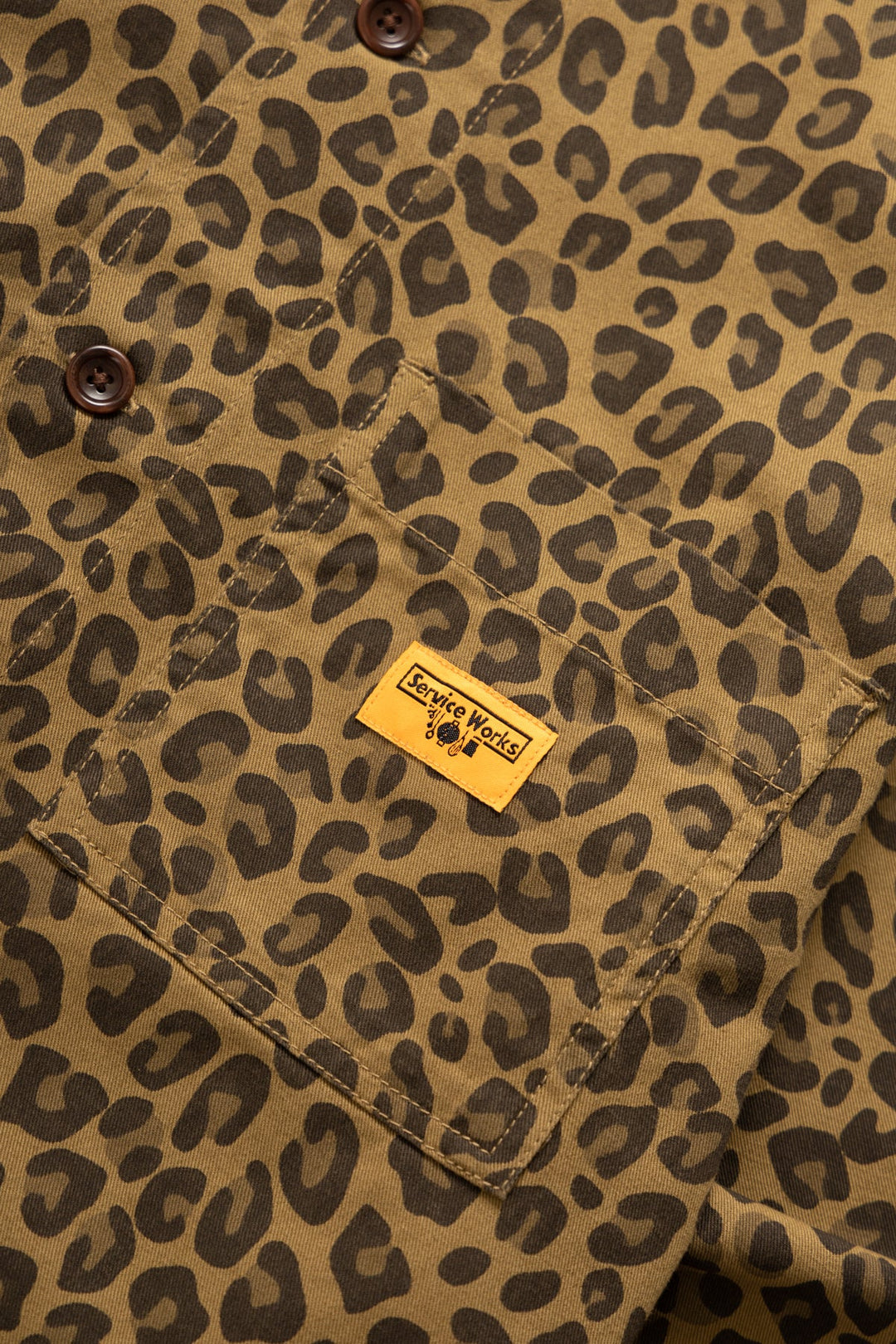 Patterned Front Of House Jacket - Leopard