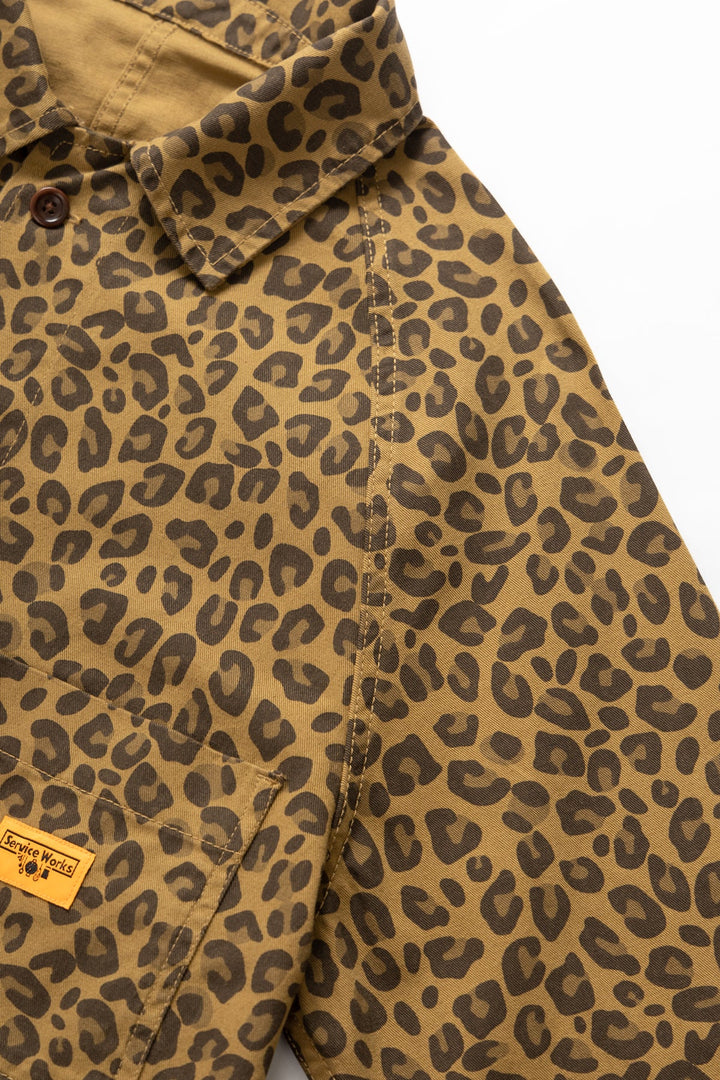 Patterned Front Of House Jacket - Leopard