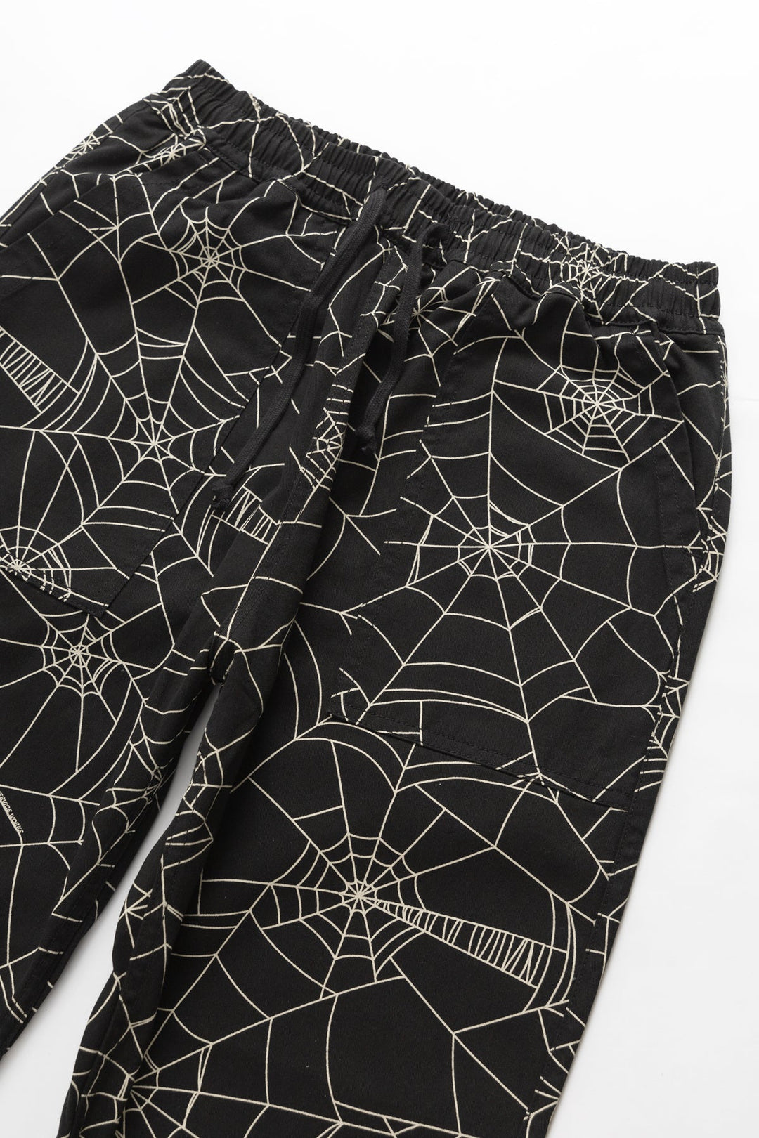 Patterned Chef Pants - Black Web