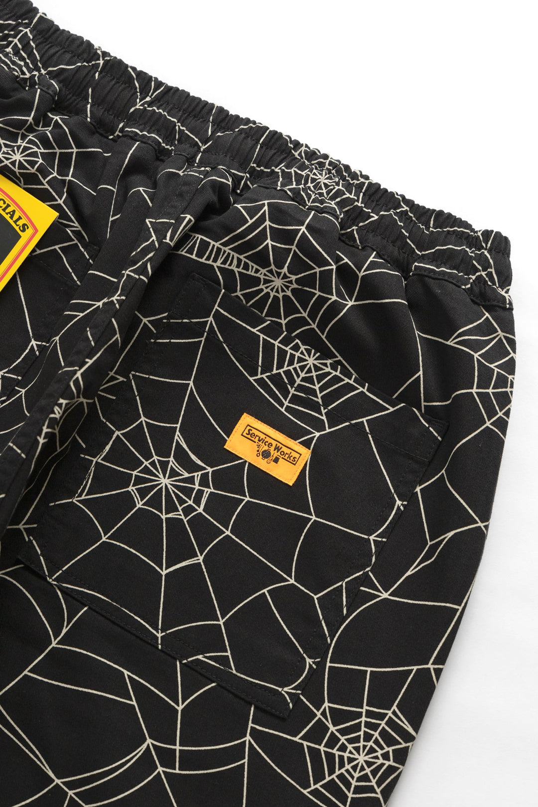 Patterned Chef Pants - Black Web