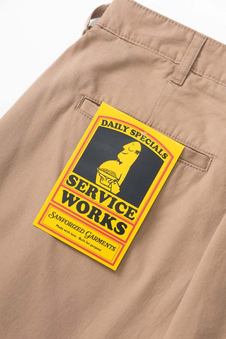Service Works - Twill Part Timer Pant - Mushroom