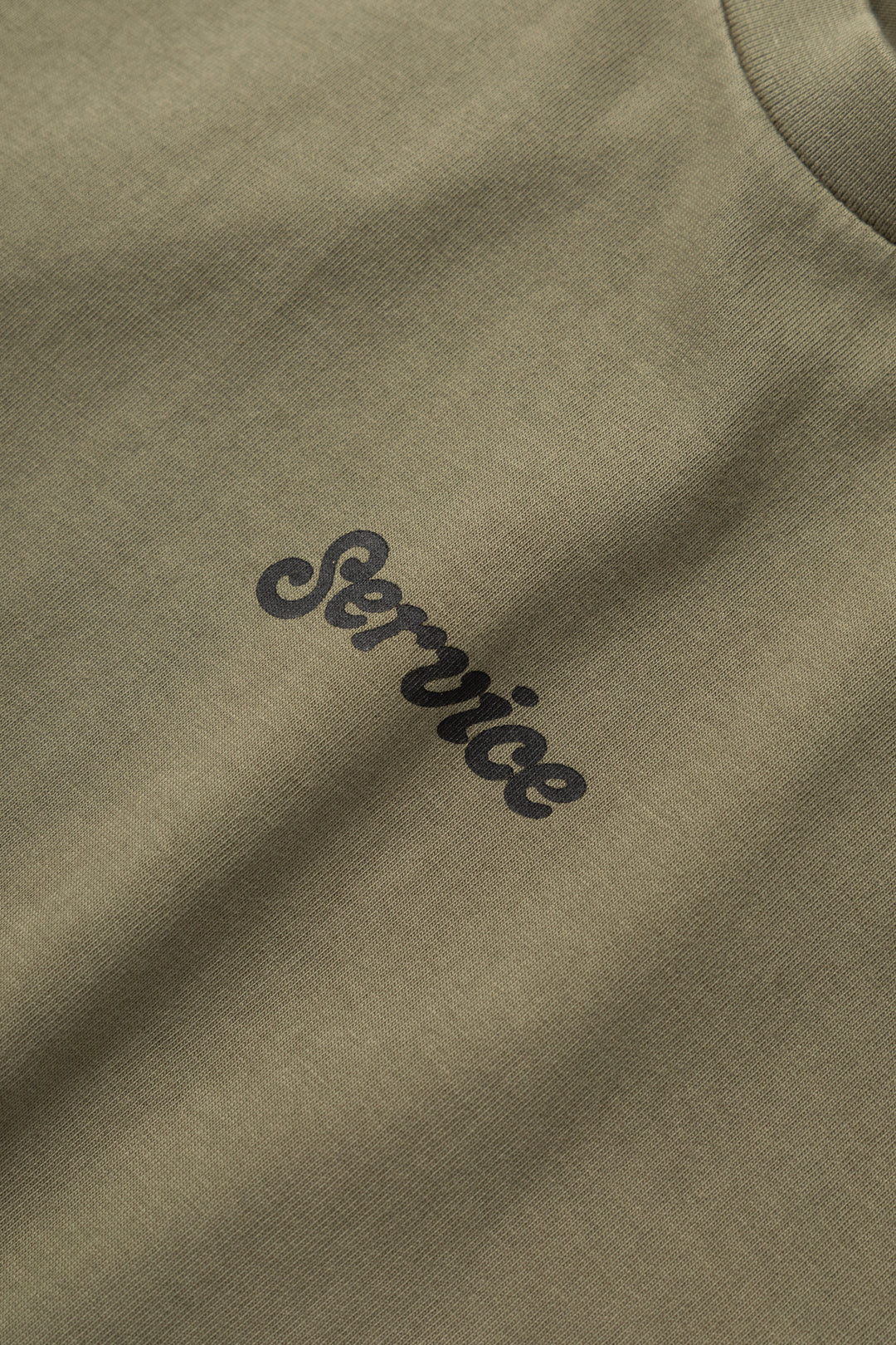 Service Works - Service Logo Tee - Olive