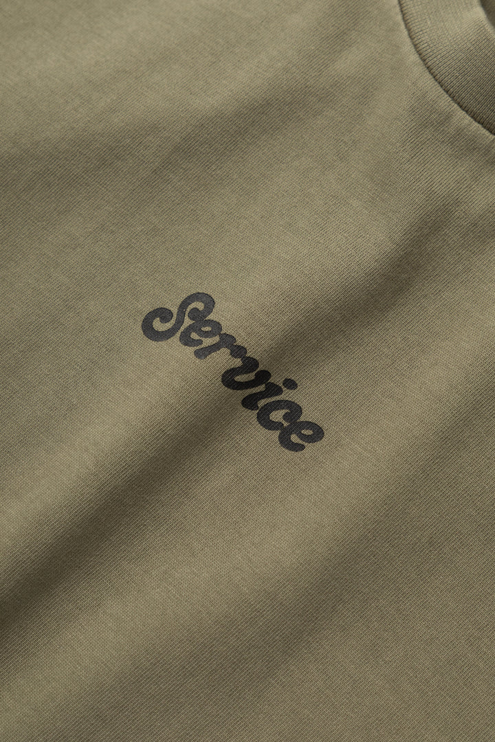 Service Works - Service Logo Tee - Olive
