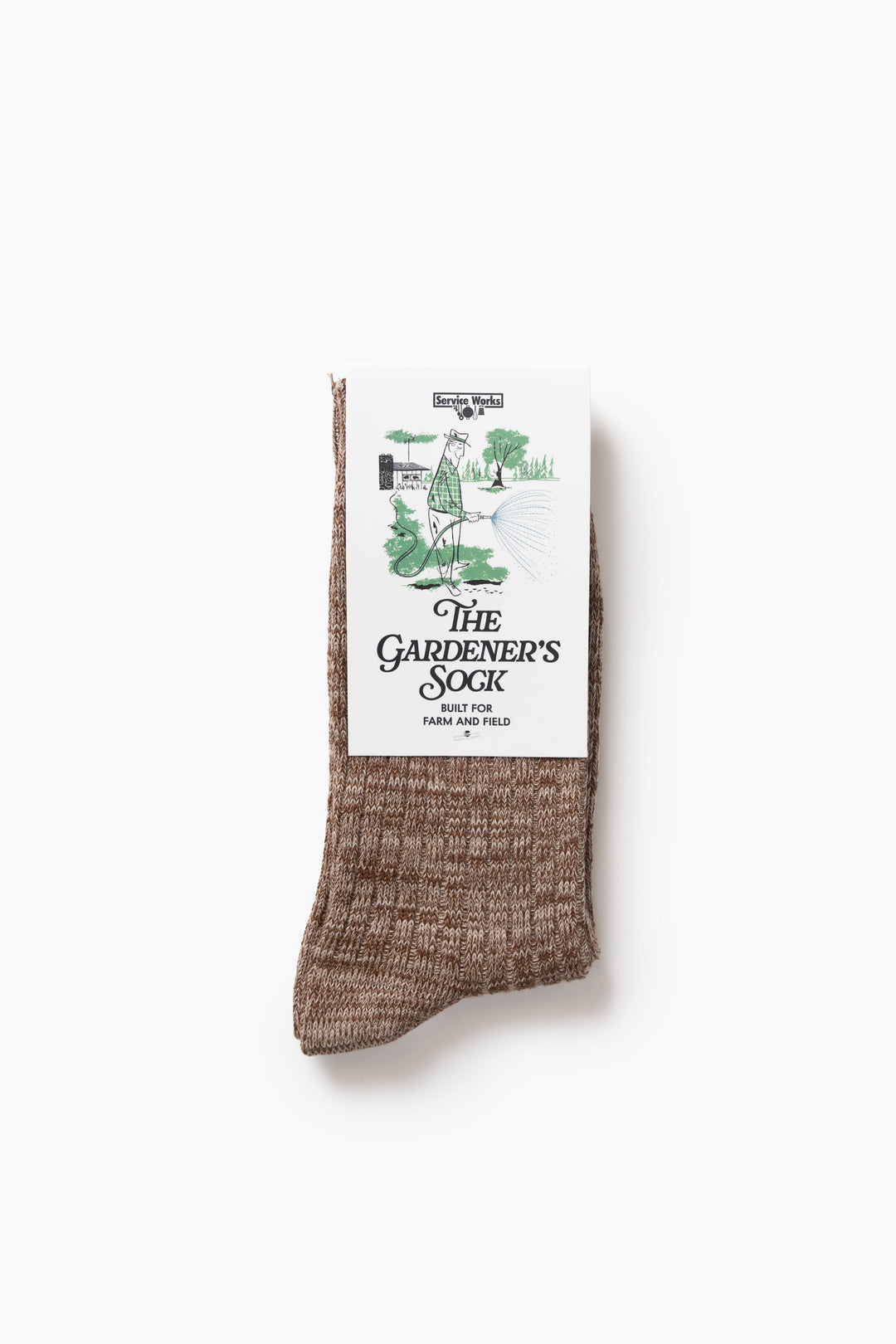Service Works - The Gardener's Sock - Brown