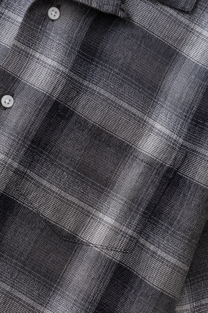 Service Works - Plaid Resort Shirt - Black