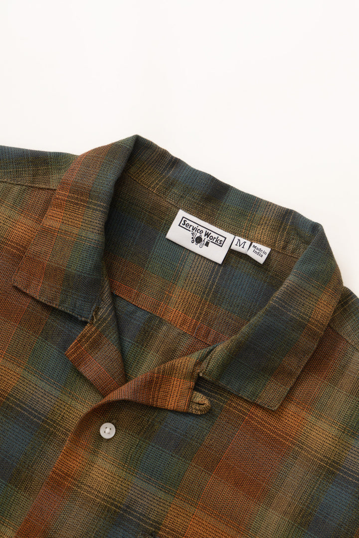Service Works - Plaid Resort Shirt - Brown